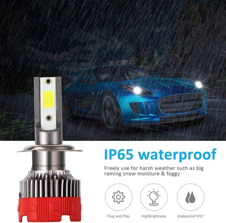 Lampadine H7 per Fari a LED 6000K HI Fascio 55W 8000 Lumen Fendinebbia