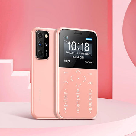 SOYES S10P Mini Cellulare 2G GSM 800mAh 1.7" Dual SIM Card Telefono Ultra