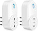 Presa Smart WiFi, Maxcio Presa Intelligente WiFi Italiana 16A, Energia Monitor