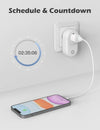 Presa Smart WiFi, Maxcio Presa Intelligente WiFi Italiana 16A, Energia Monitor