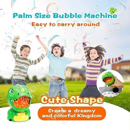 Macchina per Bolle di sapone per Bambini, a forma di Dinosauro Elettrica Automat