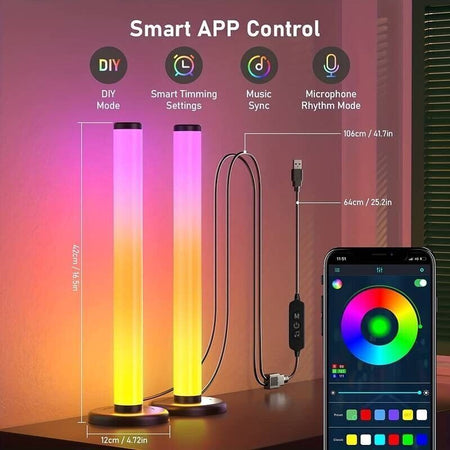 360°Smart Luce LED, Gaming Barra Luminosa a Colori RGB, 16 milioni