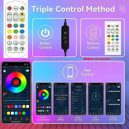 360°Smart Luce LED, Gaming Barra Luminosa a Colori RGB, 16 milioni