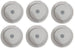Sensore di movimento magnetico per armadio IR LED luce da parete notturna 6 pcs