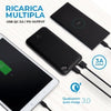 Vultech VPB-P10 batteria portatile ai Polimeri di litio (LiPo) 10.000 mAh Nero