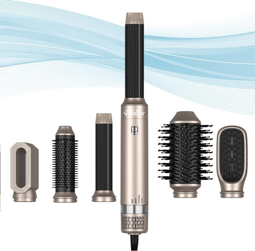 Spazzola Asciugacapelli Air Styler 6 in 1, UKLISS Hair Styler con Ferro