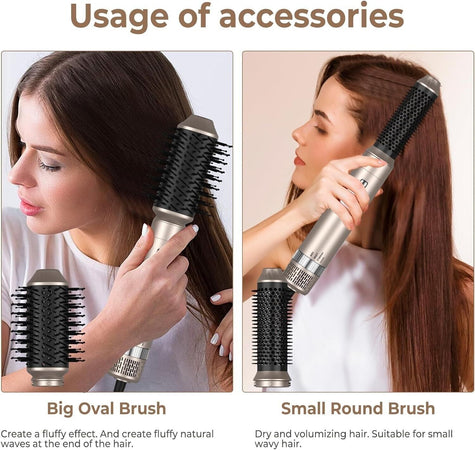 Spazzola Asciugacapelli Air Styler 6 in 1, UKLISS Hair Styler con Ferro