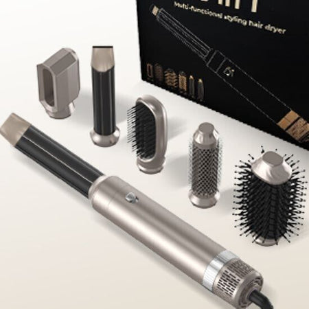 Spazzola Asciugacapelli Air Styler 6 in 1, UKLISS Hair Styler con Ferro