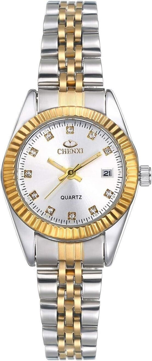 Orologio Analogico al Quarzo, Orologio Rotondo Impermeabile per Uomo e Donna