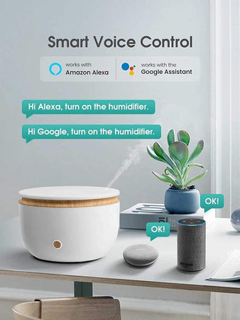 Smart WiFi Wireless Oil Diffuser Umidificatore App Controllo vocale Diffusore