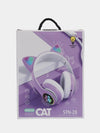 Cuffie wireless per bambini Microfono incorporato sopra l'orecchio di gatto