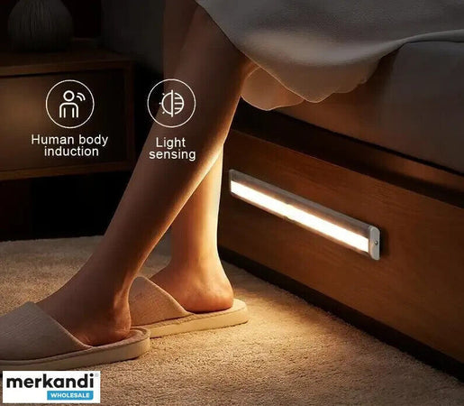 Luce LED con Sensore di Movimento Batteria Ricaricabile per Armadio Guardaroba