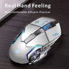 Mouse da gioco wireless TENMOS T85, ottico silenzioso wireless ricaricabile USB