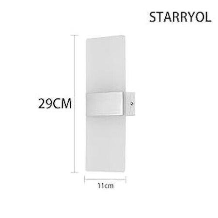 STARRYOL Illuminazioni per pareti a LED per corridoio, lampada da comodino moder