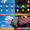 Catena Luminosa Esterno Solare, 9M 50 LED Luci Solari Esterno 8 Modalità, IP65