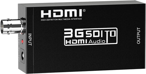 Tleoosy Convertitore da 1080P SDI a HDMI, Supporto Segnale 3G-SDI/HD-SDI/SD-SDI