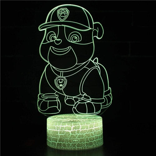 Lampada da illusione a LED 3D, Nuovo Bar Pub Birra Tavolo Luce notturna Creativa
