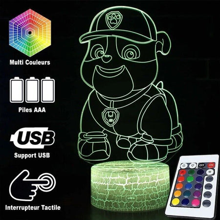 Lampada da illusione a LED 3D, Nuovo Bar Pub Birra Tavolo Luce notturna Creativa