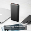 Batteria esterna 5000mAh Powerbank, 4 Output & 2 Input, caricatore portatile