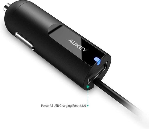 Trasmettitore FM Aukey da 3,5 mm (nero) - BT-C4