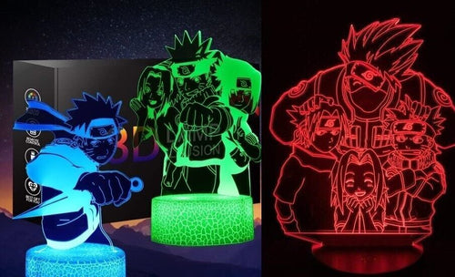 Anime 3D Luce notturna, adatto per la decorazione della camera dei bambini