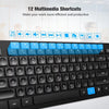 Set tastiera e mouse wireless ultra sottile senza fili, VicTsing PC176B
