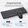 Set tastiera e mouse wireless ultra sottile senza fili, VicTsing PC176B