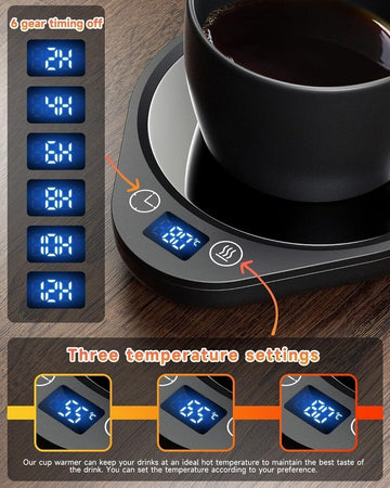 BTOYM Scaldatazze da caffè Scalda tazze intelligente con 3 impostazioni