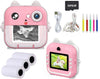 Fotocamera per bambini con stampa istantanea , Macchina fotografica Rosa 32 giga