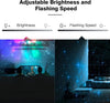 Proiettore LED Luce Notturna, Proiettore Rotante a 360 ° con Telecomando RF
