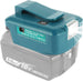 Waitley ADP05 Caricabatterie con 2 porte USB per batteria Makita 14,4 V-18 V
