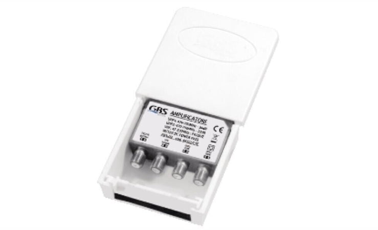 GBS Elettronica AV3/U2 Amplificatore di Segnale UHF/UHF+mix VHF