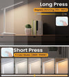 Lampada da Scrivania, Pieghevole Lampada Scrivania LED con Filo USBC, Dimmer