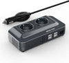 BESTEK 200W Inverter Auto 12v 220v con 4 Porte Smart USB 2 Prese AC, Convertitor
