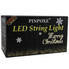 Luci di Natale LED 4M, Catena Luminosa Impermeabile IP44, Luci di Natale
