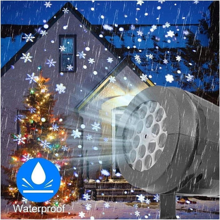 Proiettore Luce Notturna, All'aperto Lampada di Proiezione Rotazione di 360°