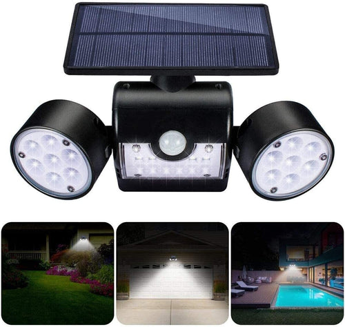 Luce Solare Esterno, 30 LED Lampada Solari da Esterno con Sensore di Movimento
