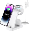 Caricatore Wireless 3 in 1, 18W Veloce Stazione Ricarica per dispositivi Apple