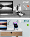 Caricatore Wireless 3 in 1, 18W Veloce Stazione Ricarica per dispositivi Apple