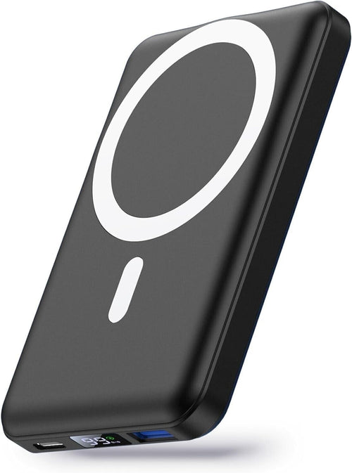 Power Bank 10000mAh, Yiisonger Caricabatterie Portatile Magnetico Wireless