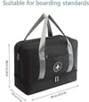 Borsa Sportiva Unisex con Scomparto Scarpe, Impermeabile Borse da Viaggio