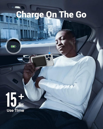 Power Bank 10000mAh, Yiisonger Caricabatterie Portatile Magnetico Wireless