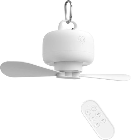 JISULIFE Ventilatore da campeggio 8000mAh Funzionamento a batteria, ricaricabile