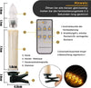 Lampadine con 30 LED, senza cavi candele di Natale Fiamma Decorazioni telecomando