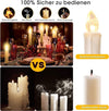 Lampadine con 30 LED, senza cavi candele di Natale Fiamma Decorazioni telecomando