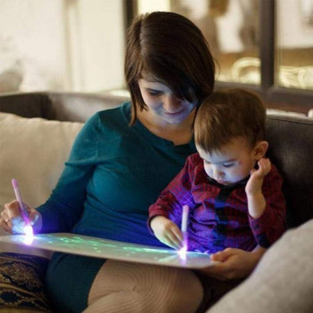 Tavolo da disegno, lampada UV, penna segreta, Tavolo da disegno luminoso