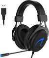 Cuffie da gioco 7.1 MUTOUREN Stereo Surround Sound 57 mm Driver Audio Cuffie USB