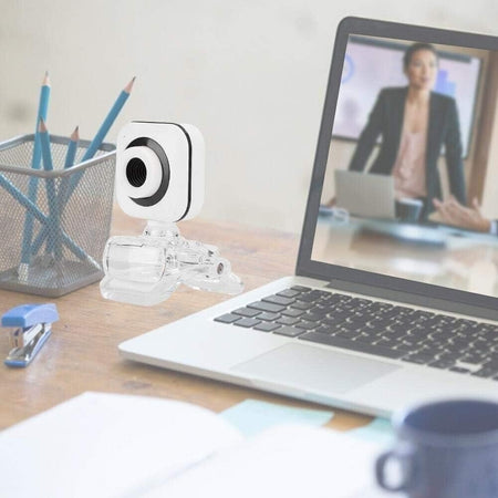 FastUU Webcam HD 480P, Microfono Incorporato per Webcam Webcam per Computer