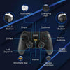 DR1TECH Shock Pad II Controller Wireless Compatibile con PS4/PS4 PRO, PC/WIN,