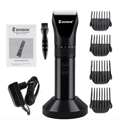 Tagliacapelli Uomo Professionale ricaricabile, Shinon Motore Potente, Lunghezza